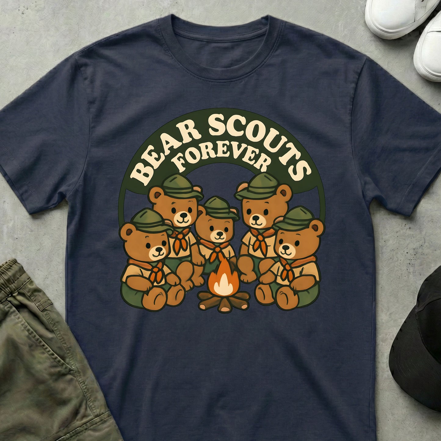 Campfire Cubs T-Shirt Navy