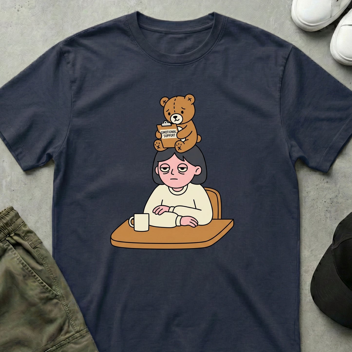 Burnout Buddy T-Shirt Navy