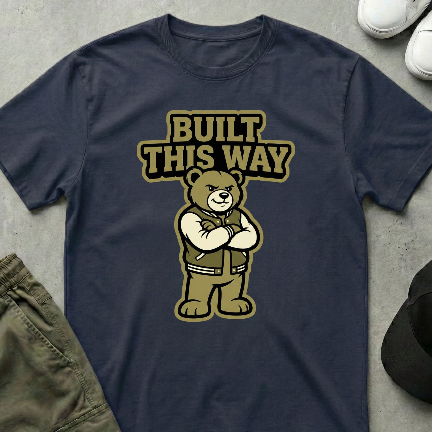 Built This Way T-Shirt Navy