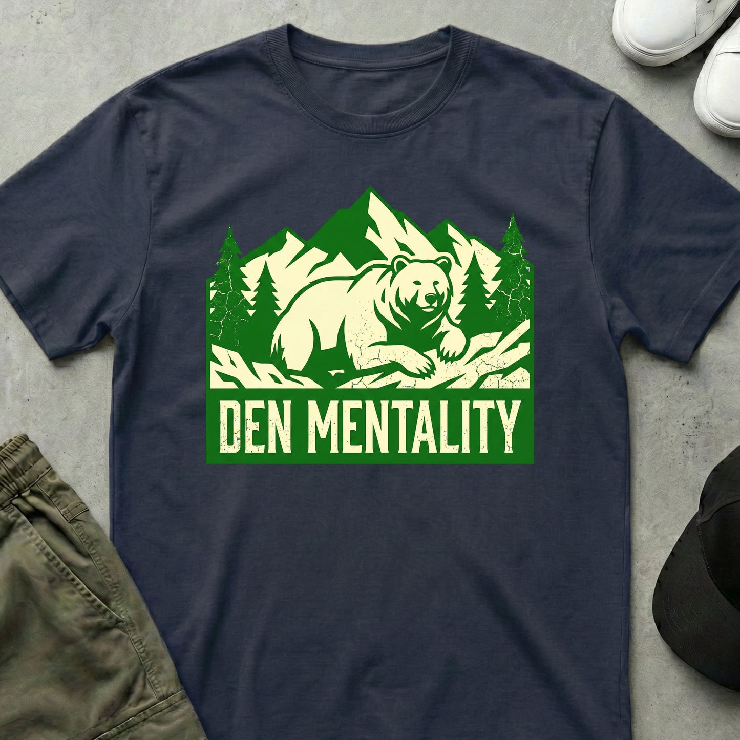 Den Mentality T-Shirt Navy