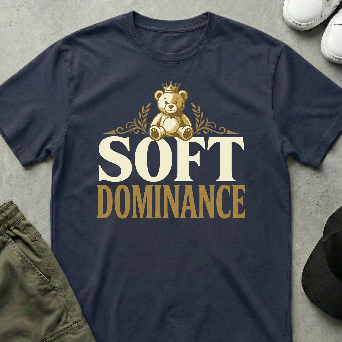 Plush Power T-Shirt Navy