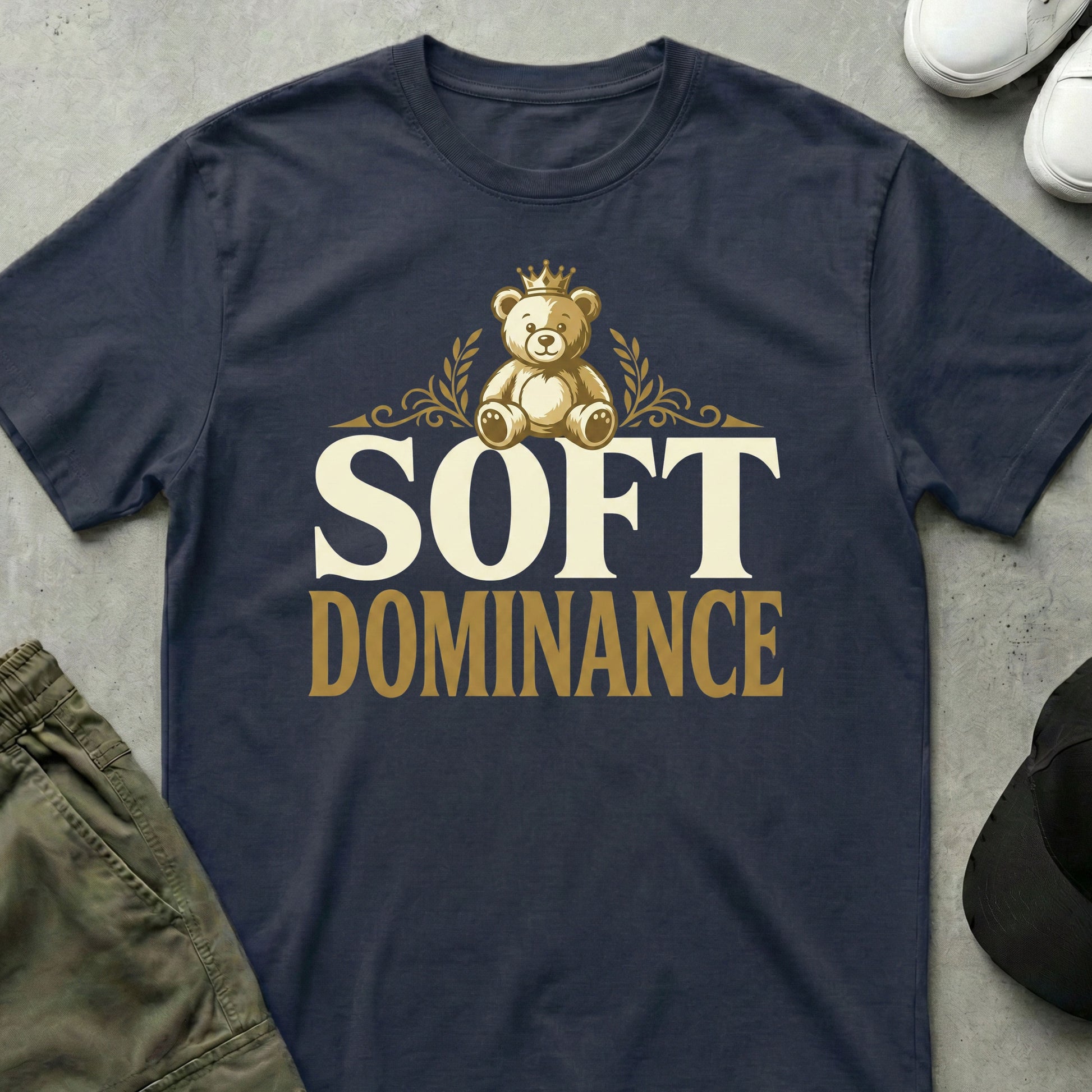 Plush Power T-Shirt Navy