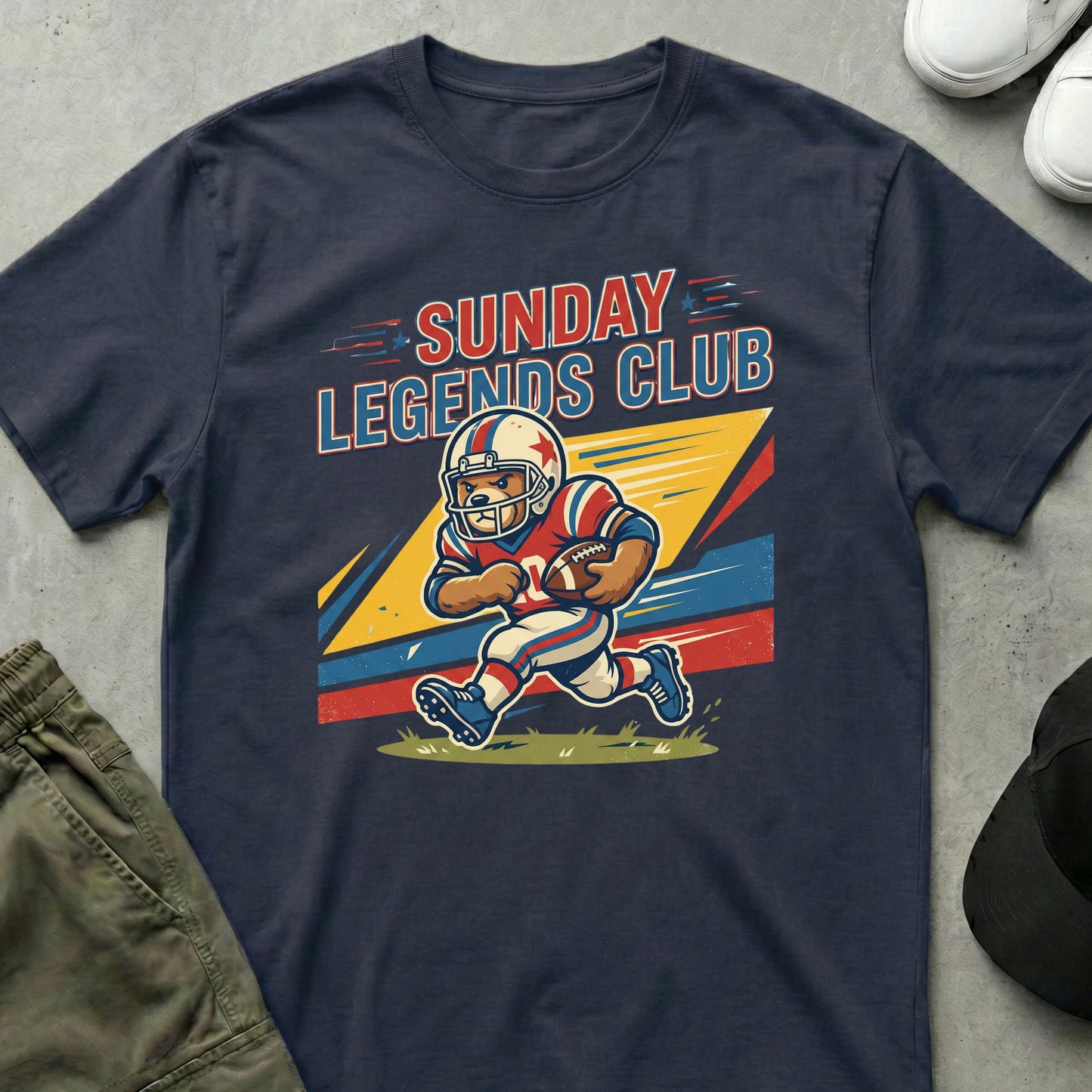 Gridiron Legends T-Shirt Navy
