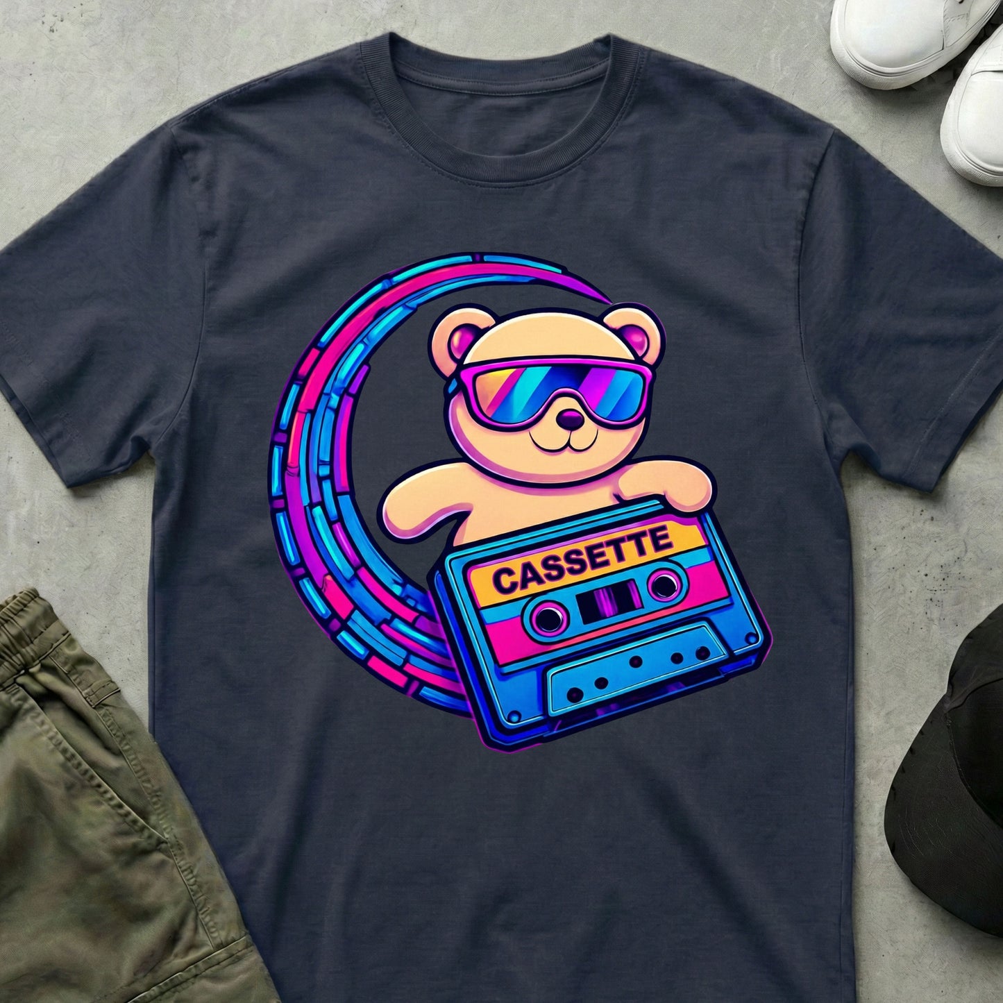 Cool Teds Teddy-Bear Analog Vibes T-Shirt