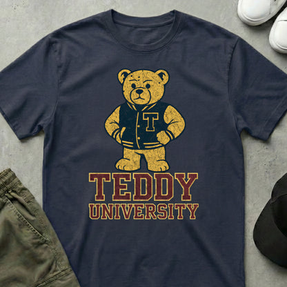 Varsity Bear T-Shirt Navy