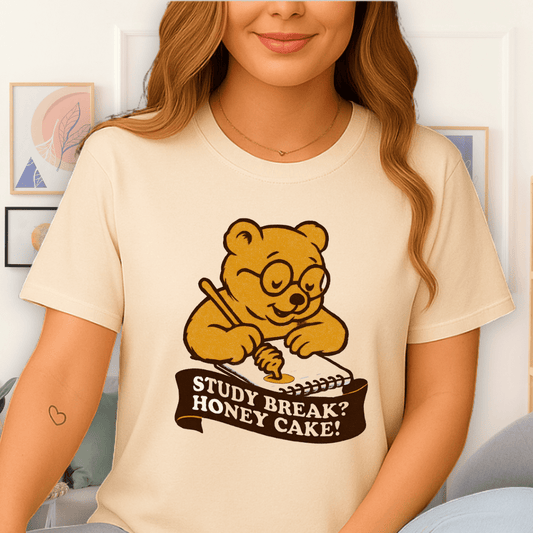 Cool Teds Teddy-Bear Honey Cake Break T-Shirt Natural / S