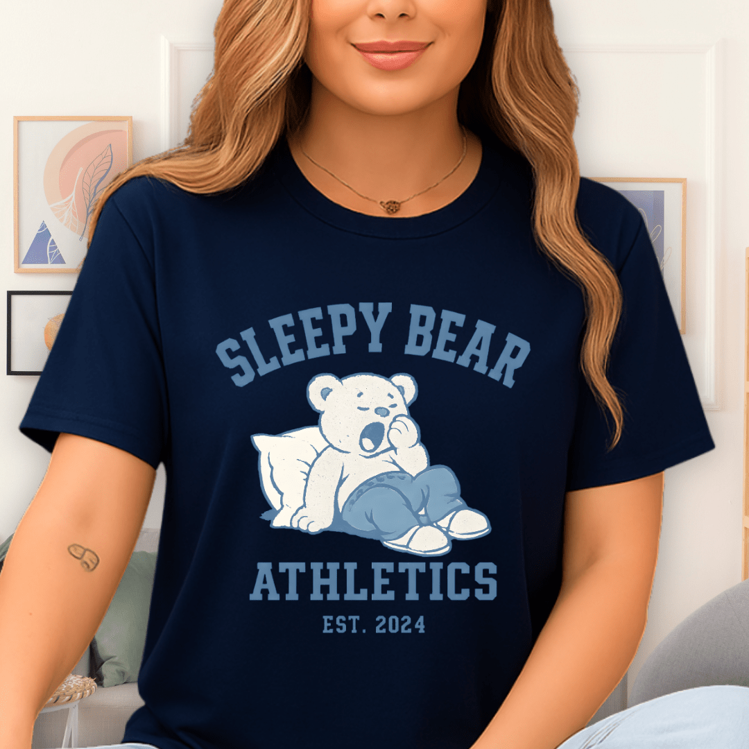 Cool Teds Teddy-Bear Team Snooze T-Shirt Navy / S