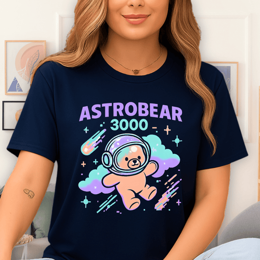 Cool Teds Teddy-Bear Astrobear T-Shirt Navy / S