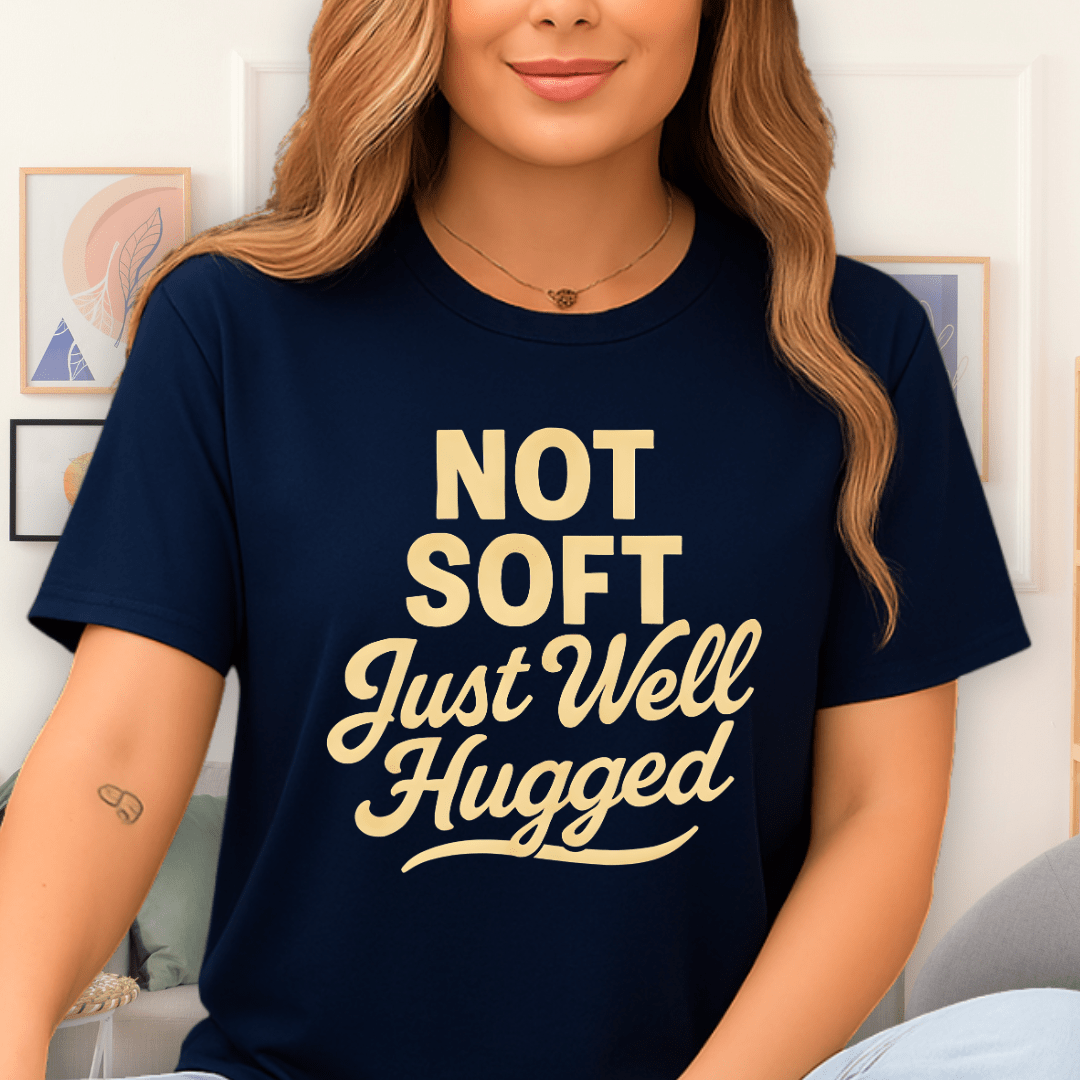 Cool Teds Teddy-Bear Well Hugged T-Shirt Navy / S