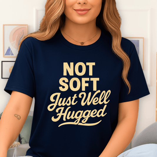 Cool Teds Teddy-Bear Well Hugged T-Shirt Navy / S