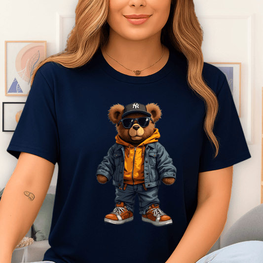 Big Apple Bear T-Shirt Navy