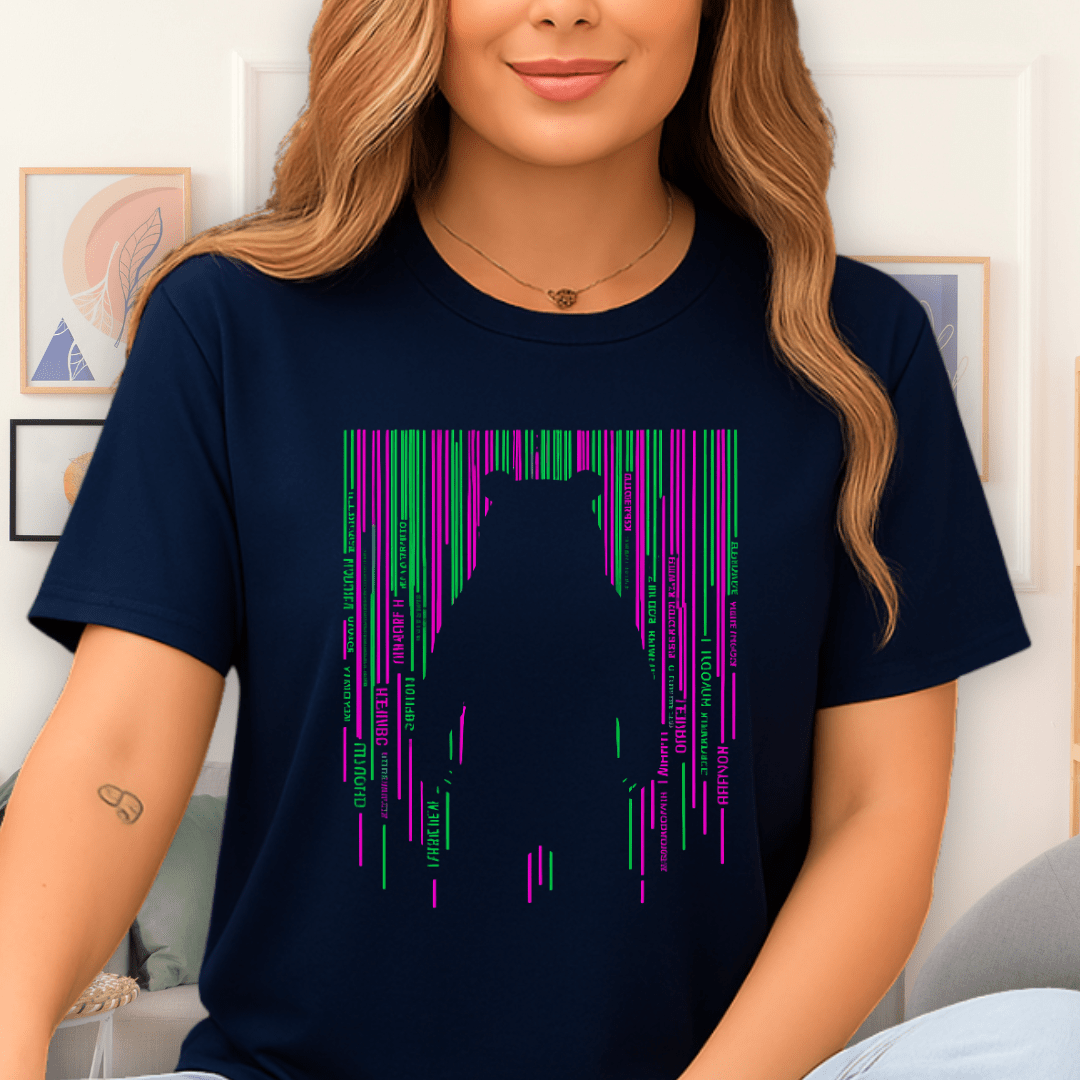 Cool Teds Teddy-Bear Barcode Bear T-Shirt Navy / S