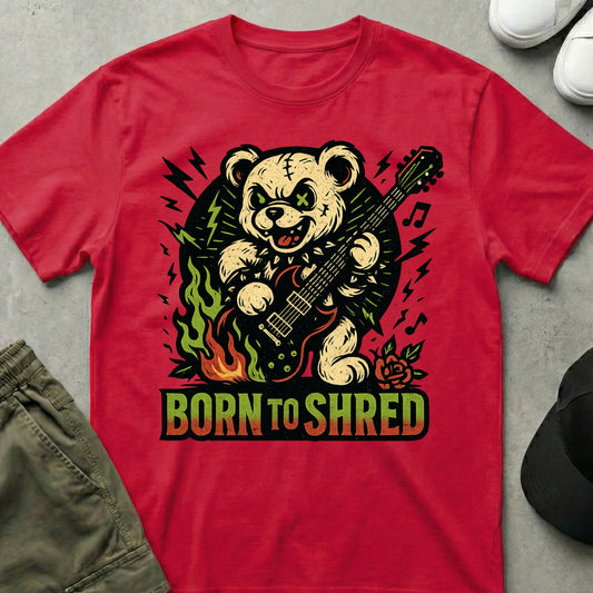Born to Shred T-Shirt Red