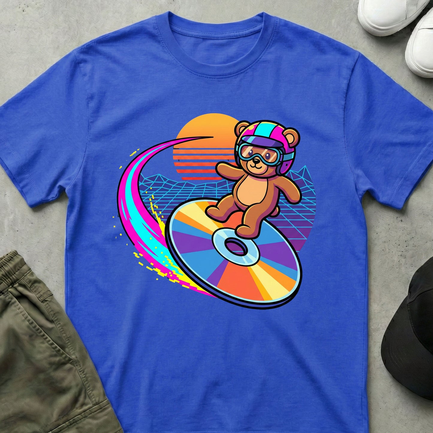 Disc Rider T-Shirt Royal