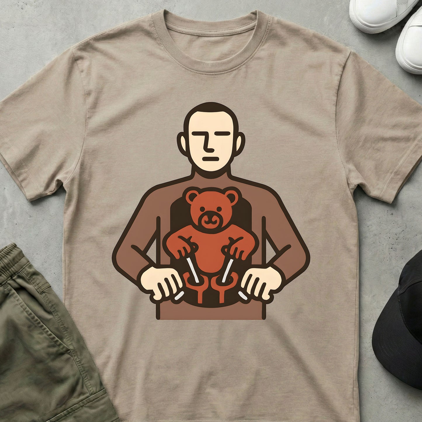Puppet Master T-Shirt Sand