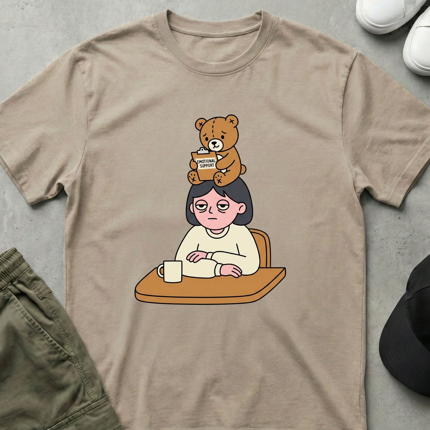 Burnout Buddy T-Shirt Sand