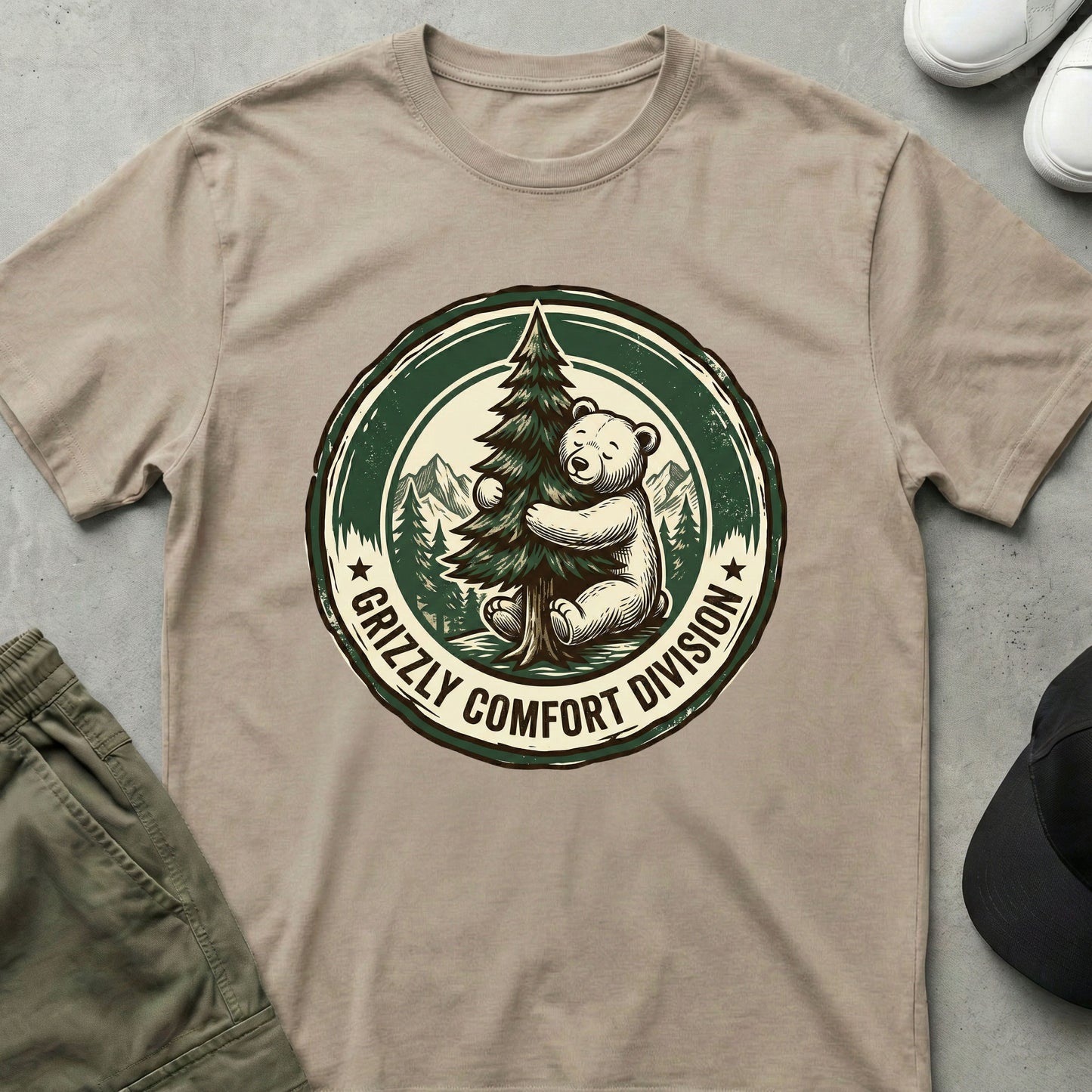 Grizzly Comfort T-Shirt Sand