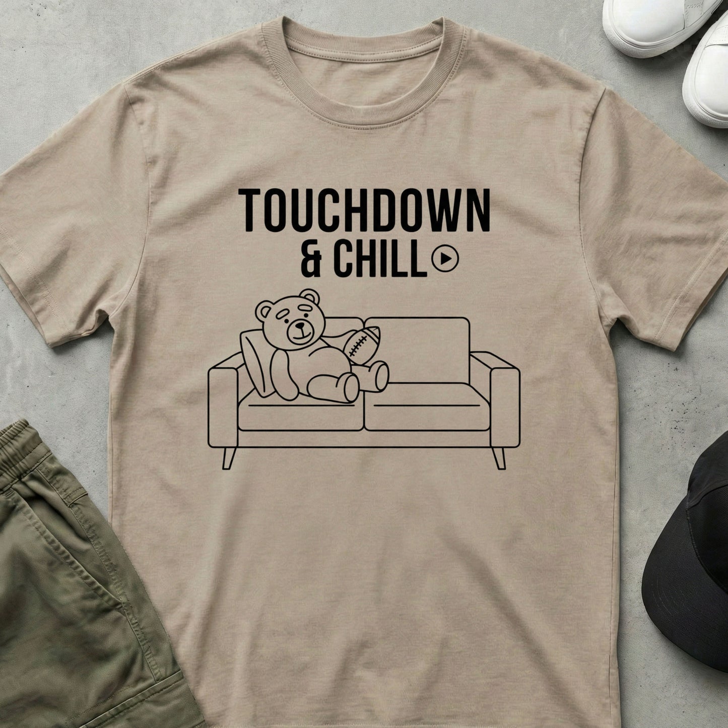 Playoff Lounge T-Shirt Sand