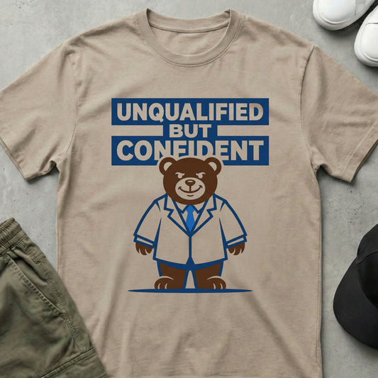 Confident Bear T-Shirt Sand