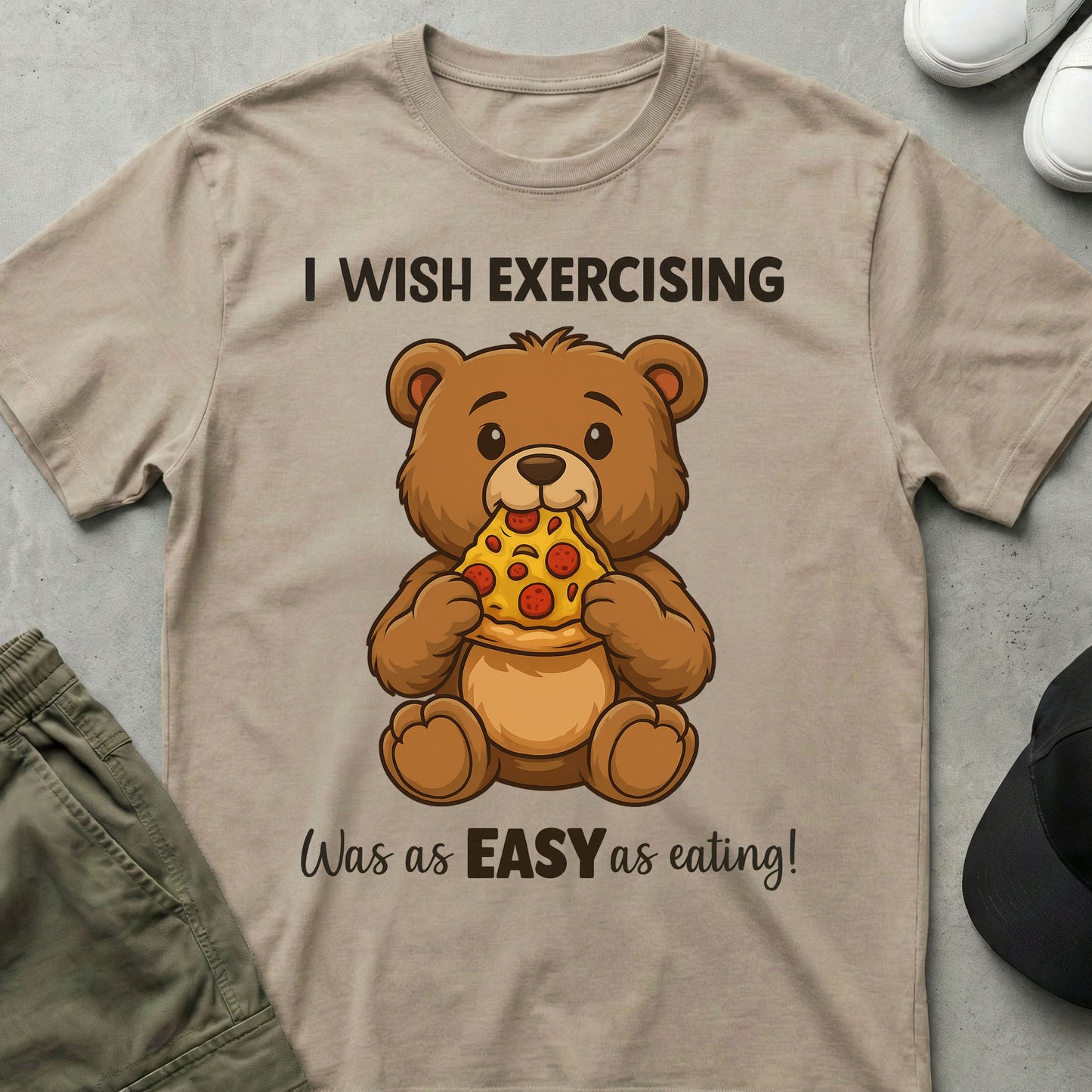 Happy Eater T-Shirt Sand