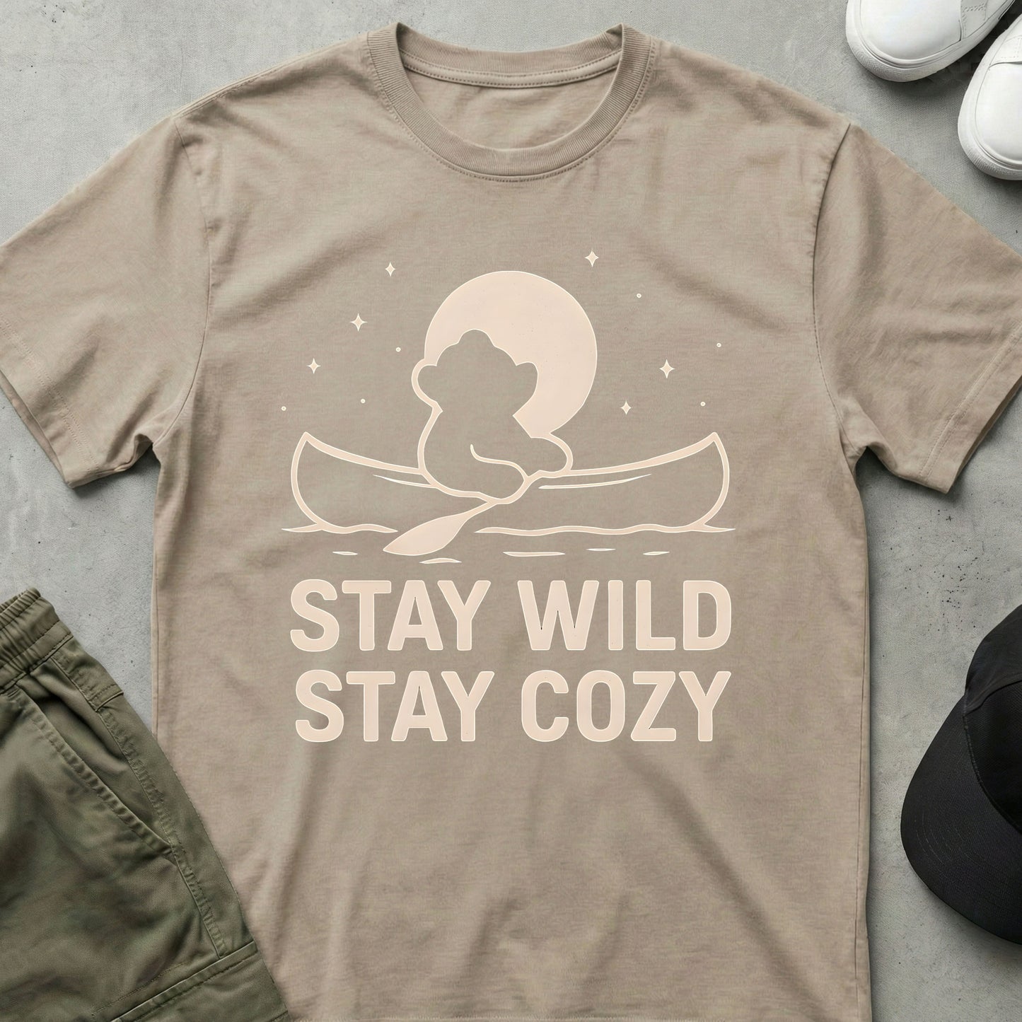 Cool Teds Teddy-Bear Stay Wild T-Shirt