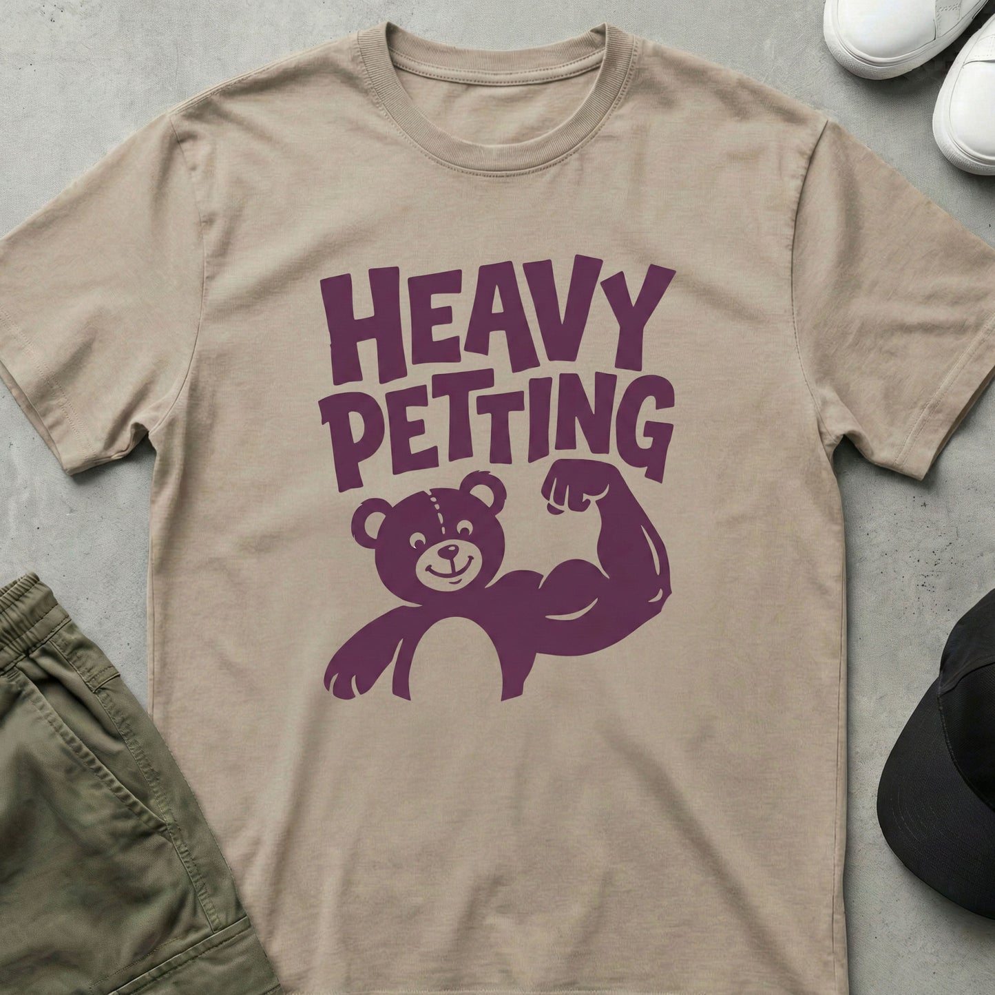Cuddle Gains T-Shirt Sand
