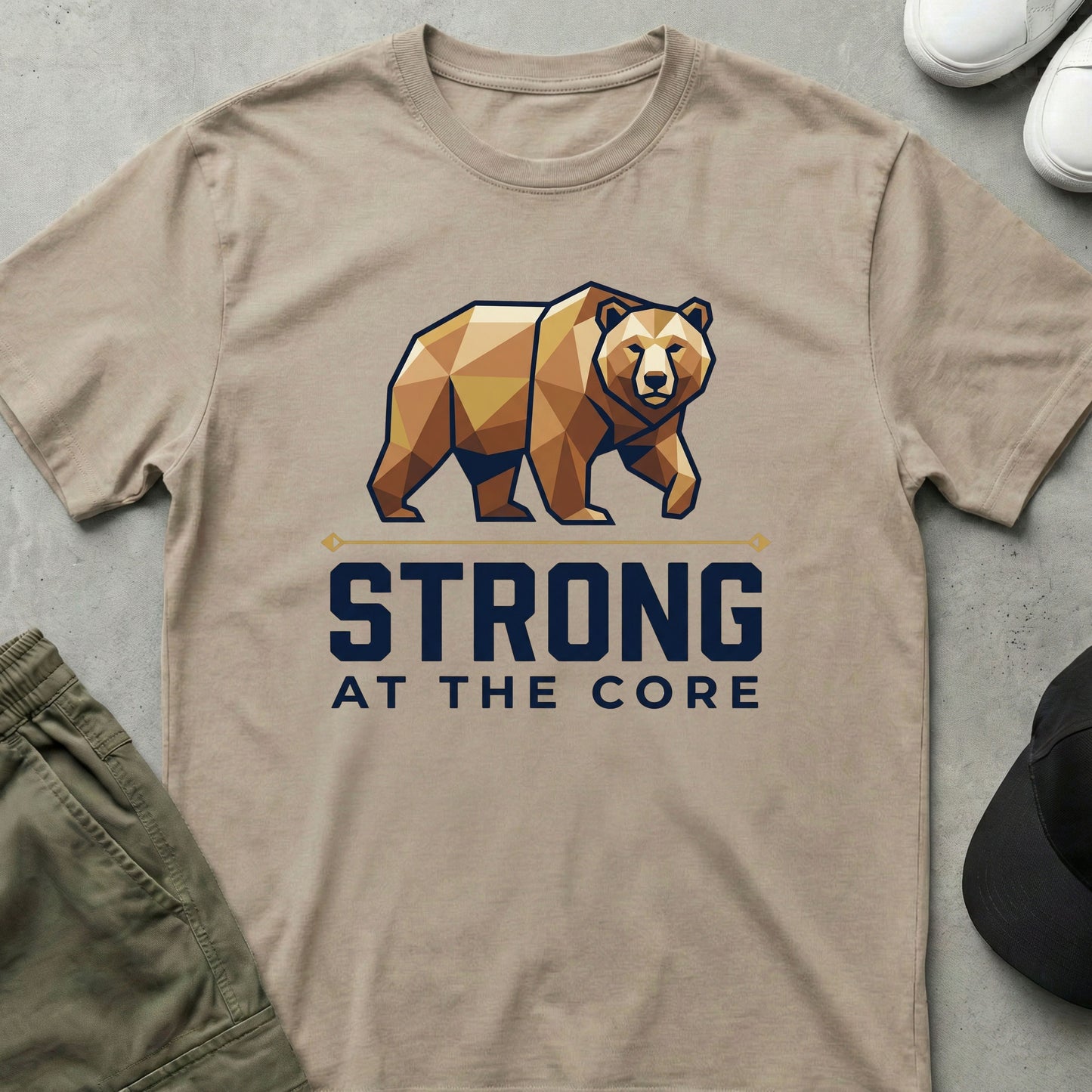 Core Strength T-Shirt Sand