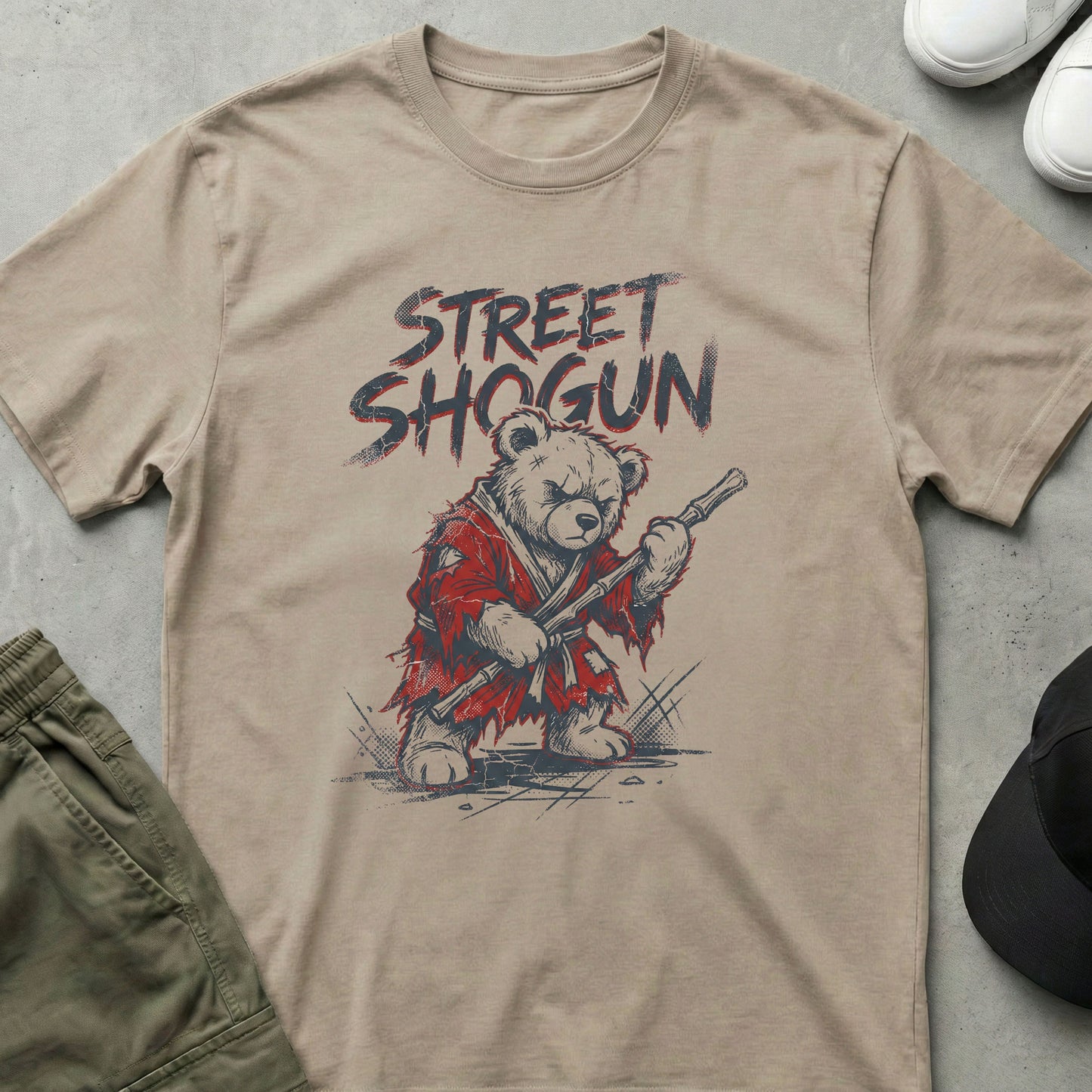 Crimson Shogun T-Shirt Sand