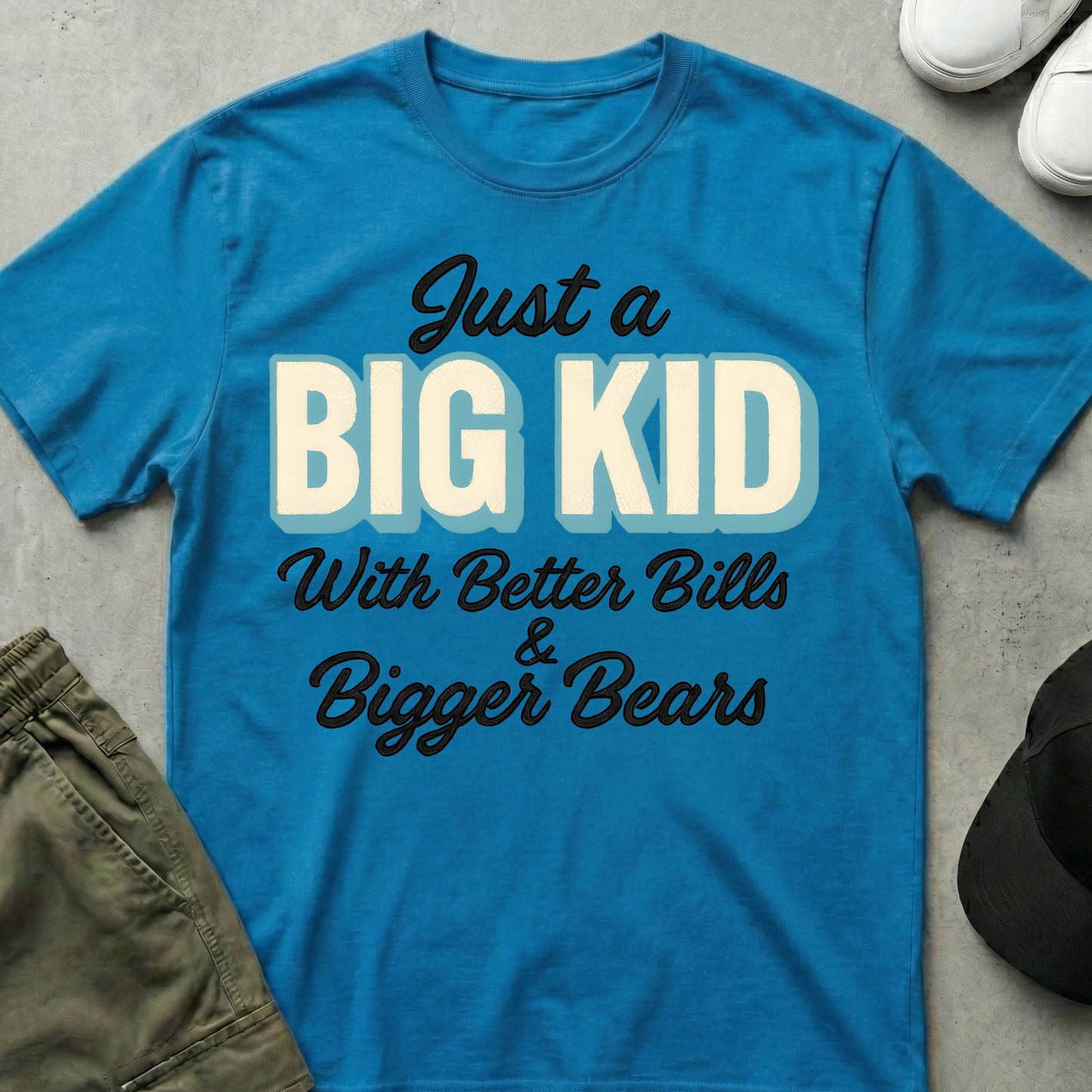 Big Kid Bears T-Shirt Sapphire