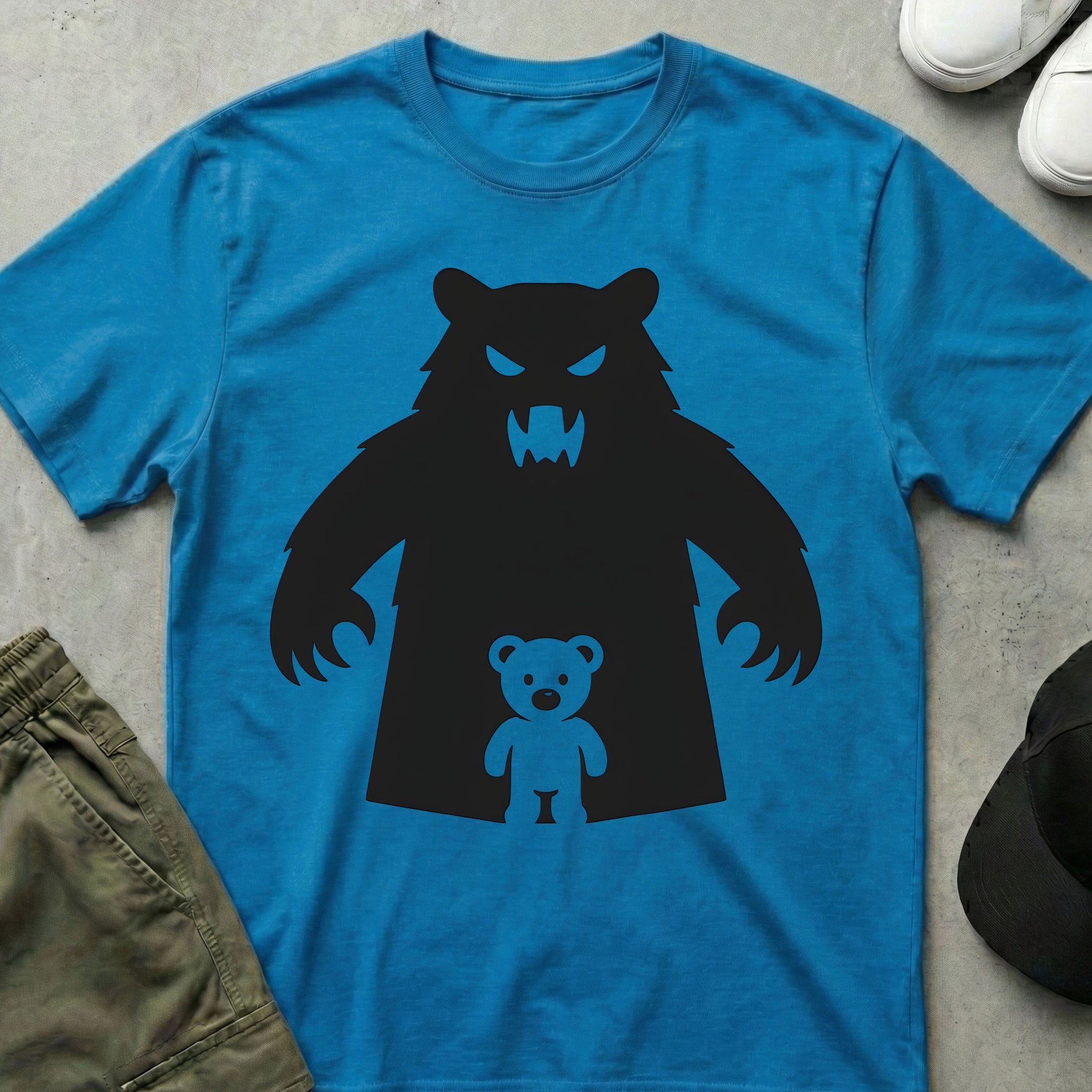 Shadow Bear T-Shirt Sapphire
