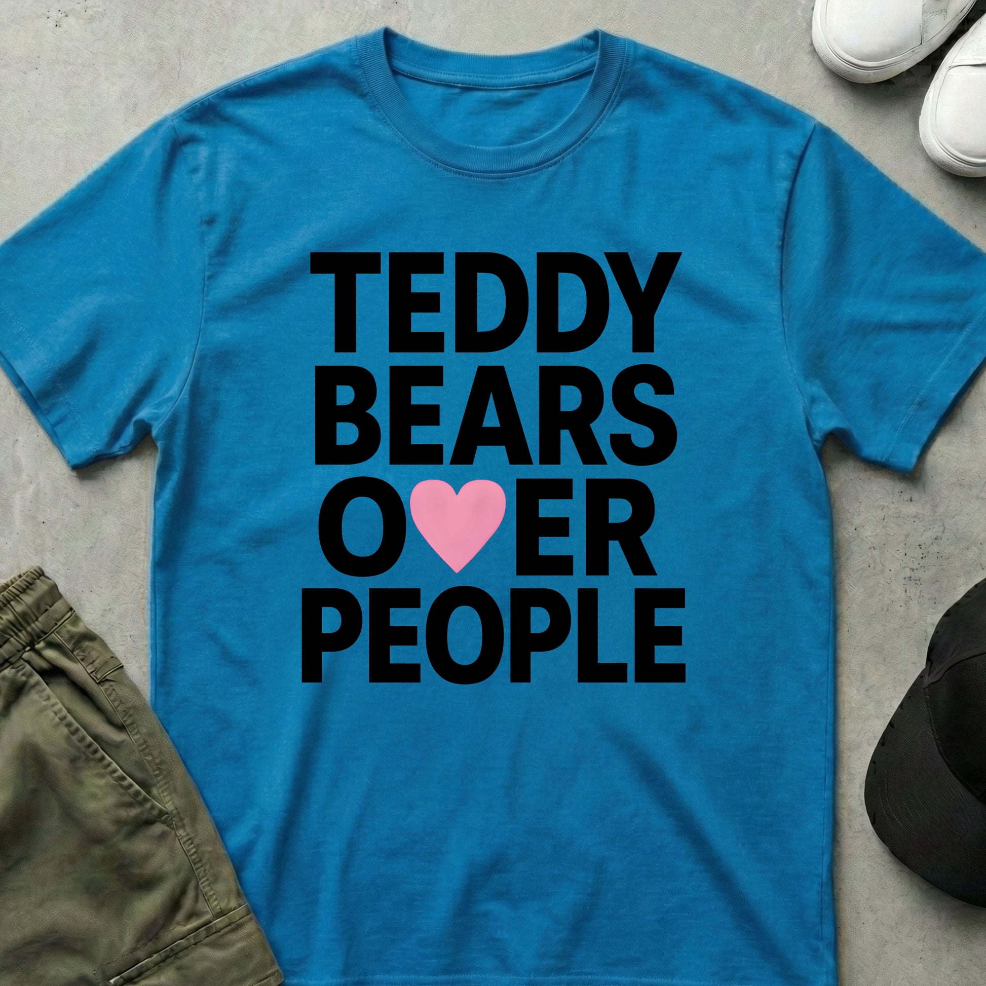 Teddy Lover T-Shirt Sapphire
