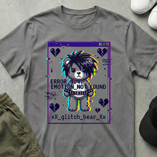 Crybaby Glitch T-Shirt Sport Grey