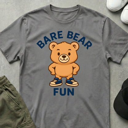 Cool Teds Teddy-Bear Bare Bear Fun T-Shirt