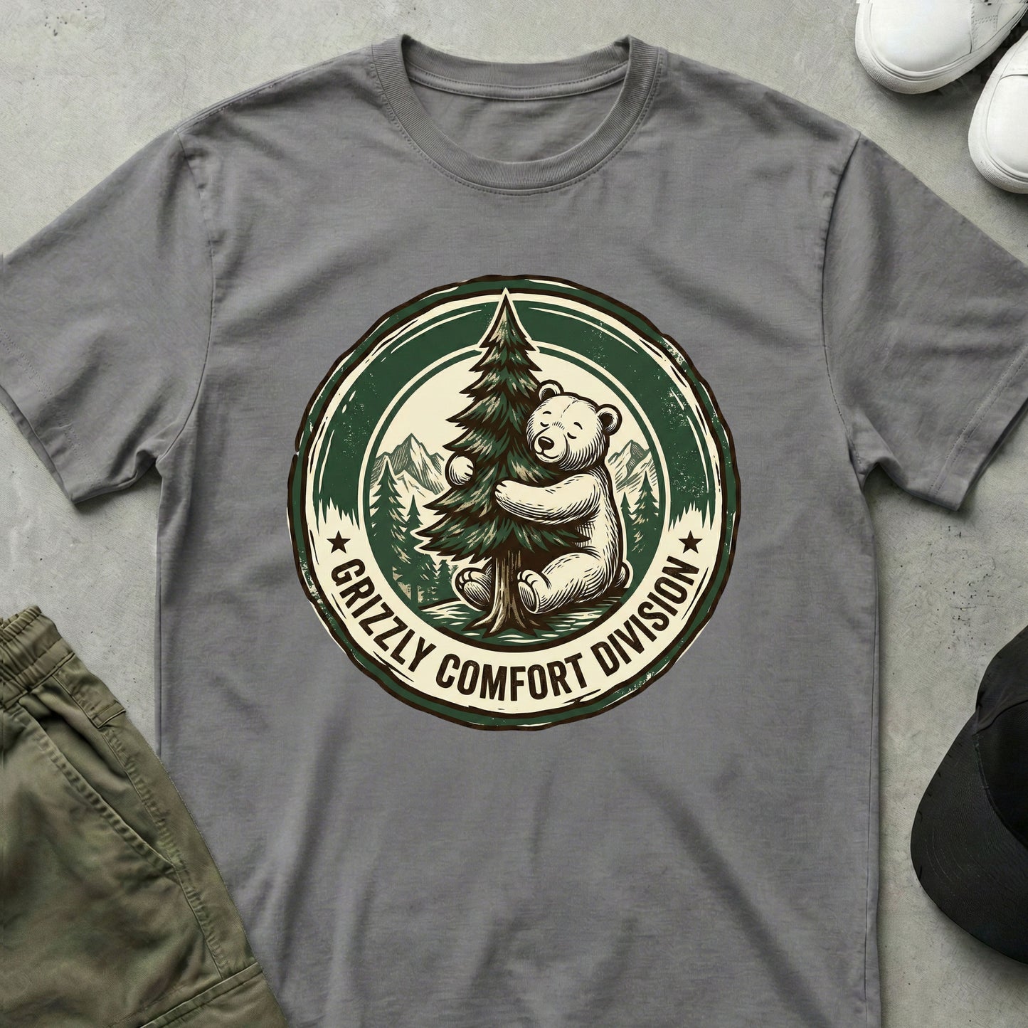Grizzly Comfort T-Shirt Sport Grey