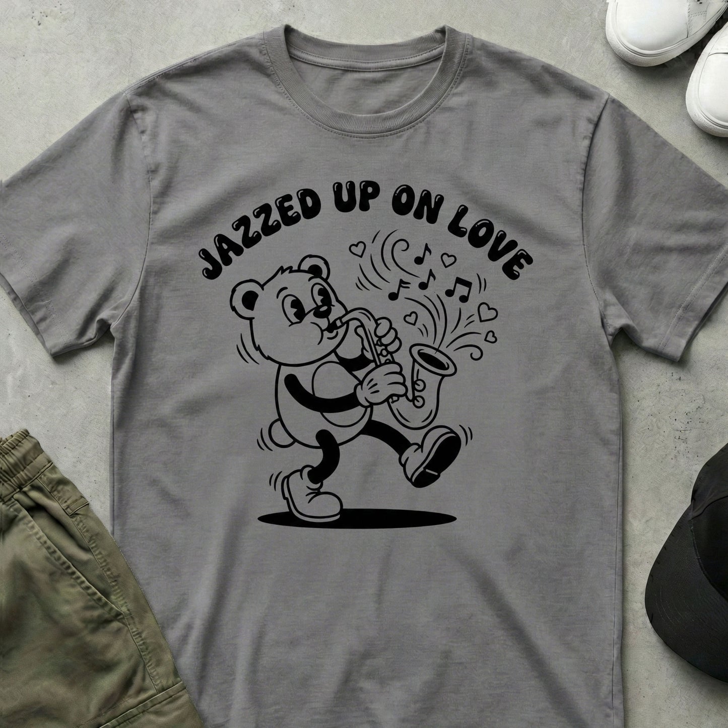Jazzed Up T-Shirt Sport Grey