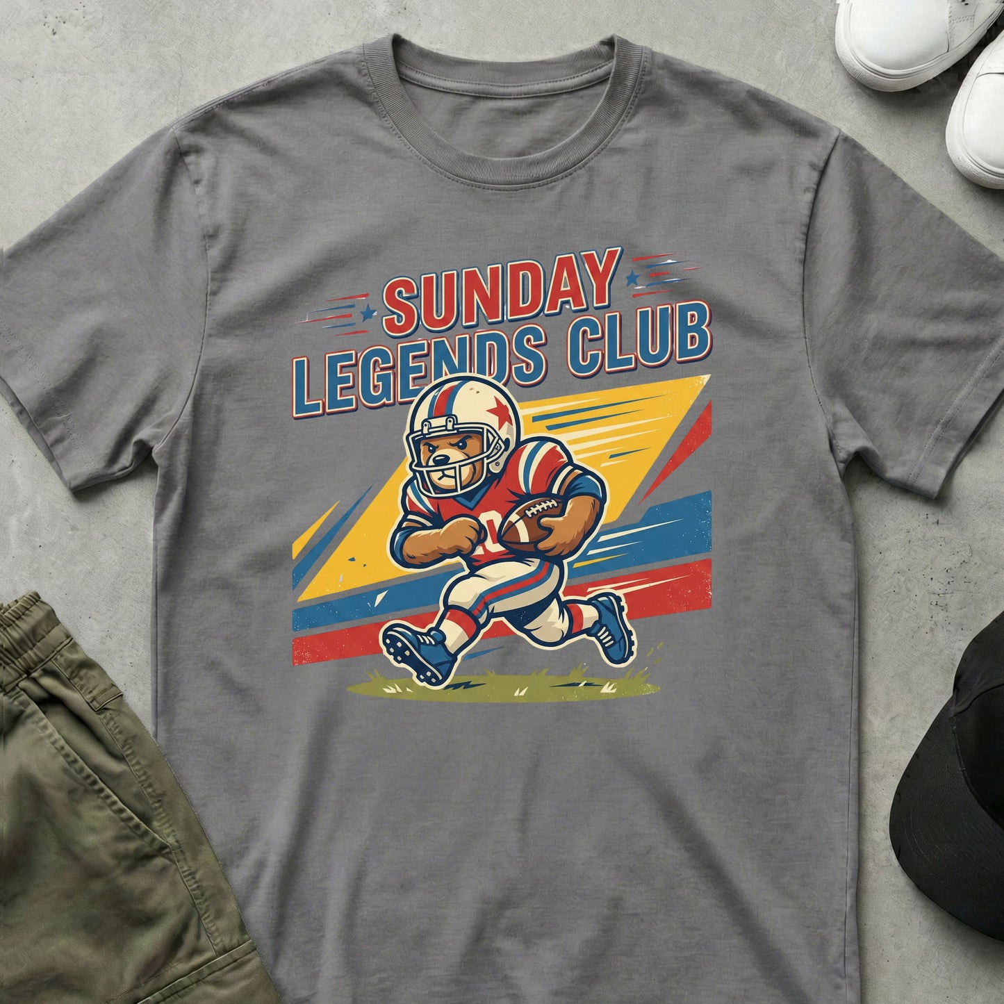 Gridiron Legends T-Shirt Sport Grey