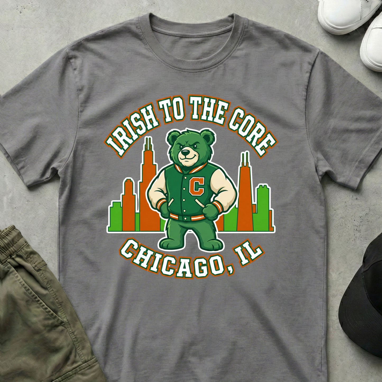 Irish to the Core T-Shirt Sport Grey
