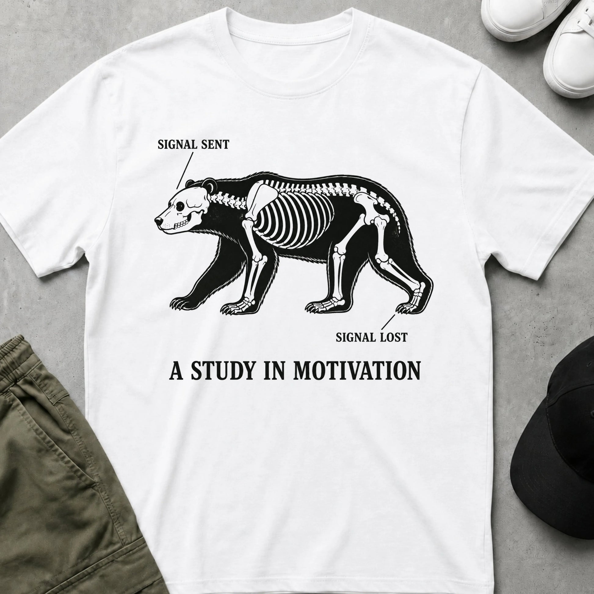 Signal Sent T-Shirt White