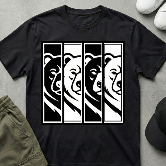 Split Grizzly T-Shirt Black