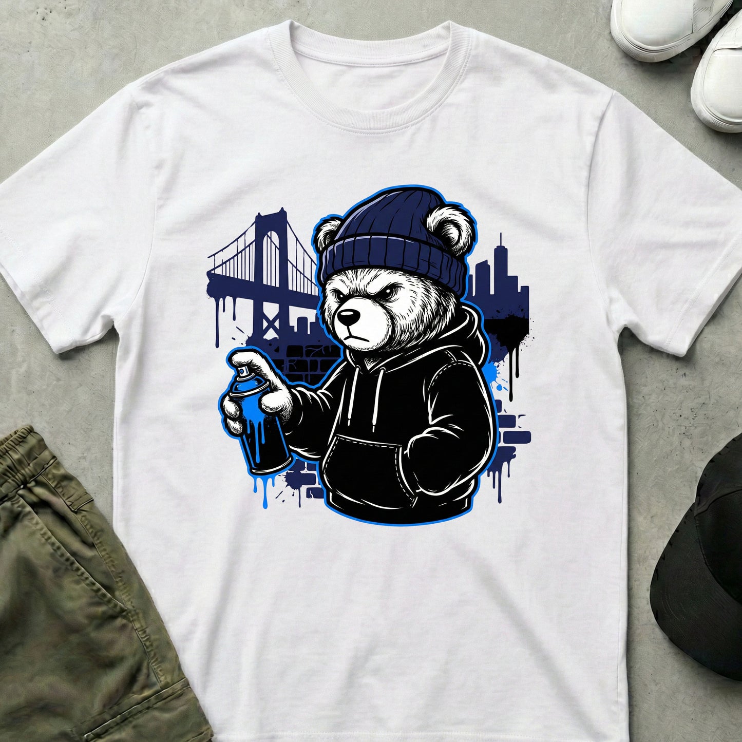 Spray Can Rebel T-Shirt White