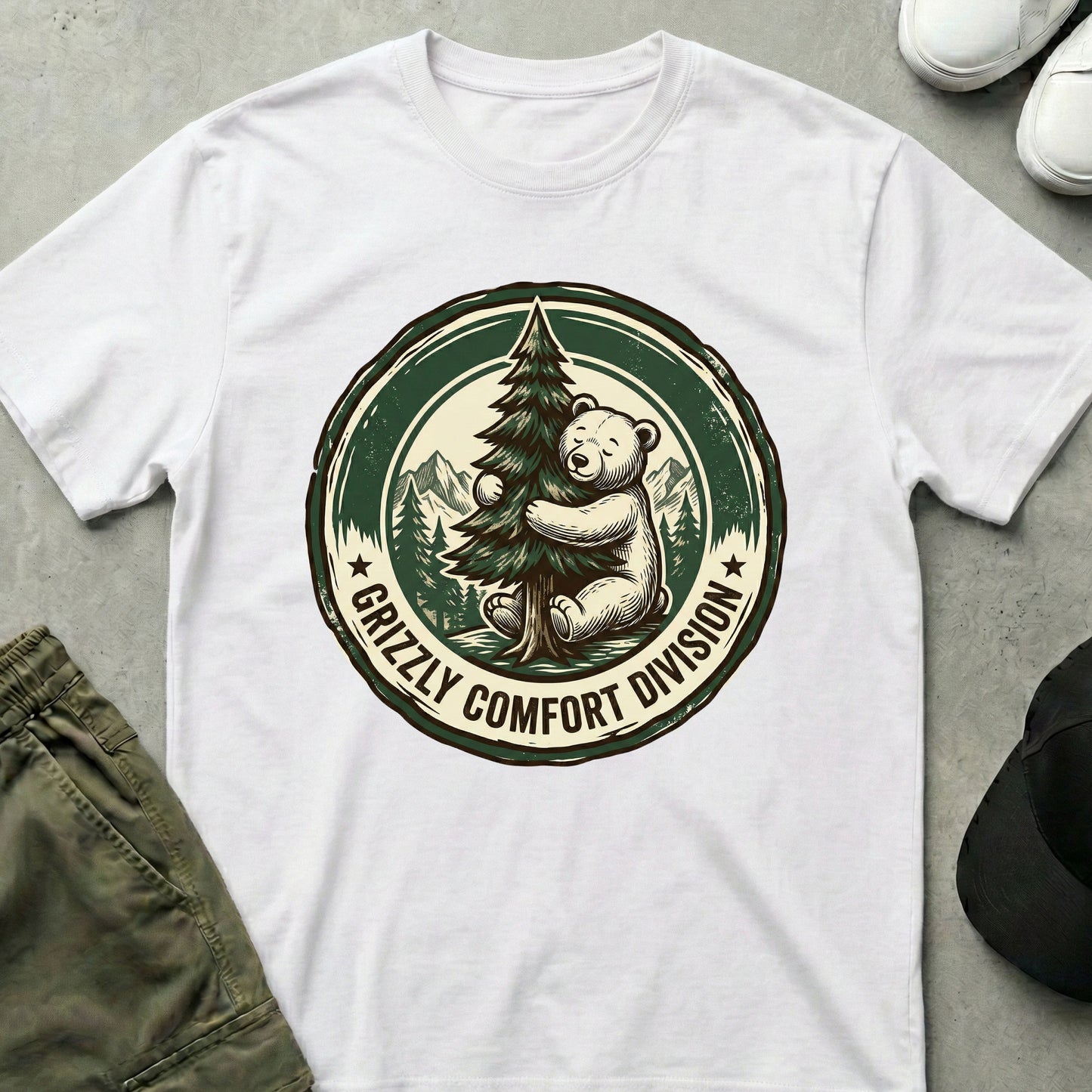 Grizzly Comfort T-Shirt White