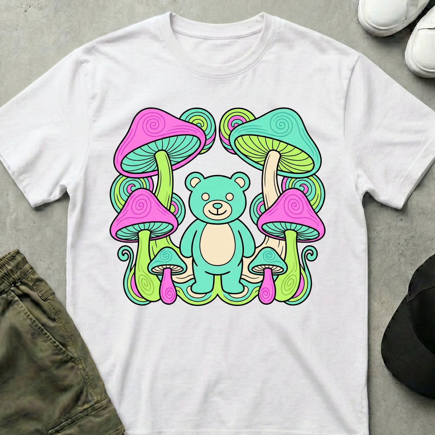 Shroom Grove T-Shirt White