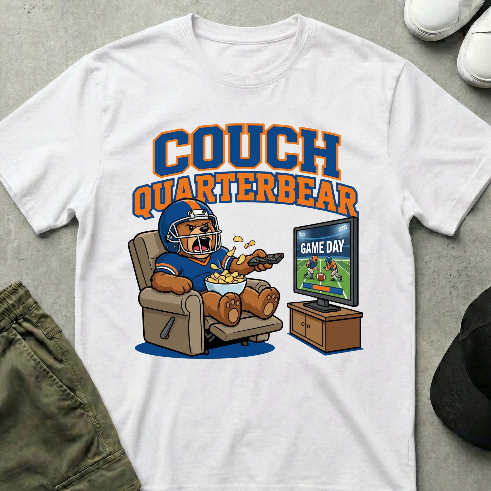Helmet And Chips T-Shirt White