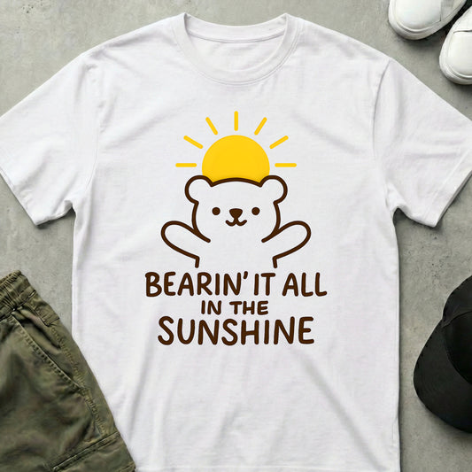 Bearin it all T-Shirt White