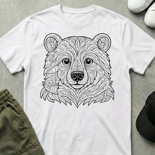Cool Teds Teddy-Bear Forest Guardian T-Shirt White / L