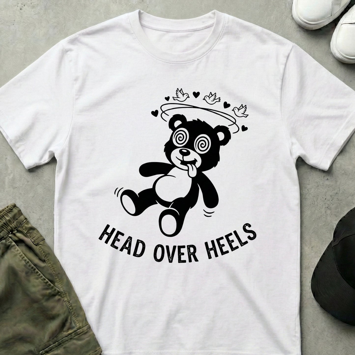 Head over Heels T-Shirt White L