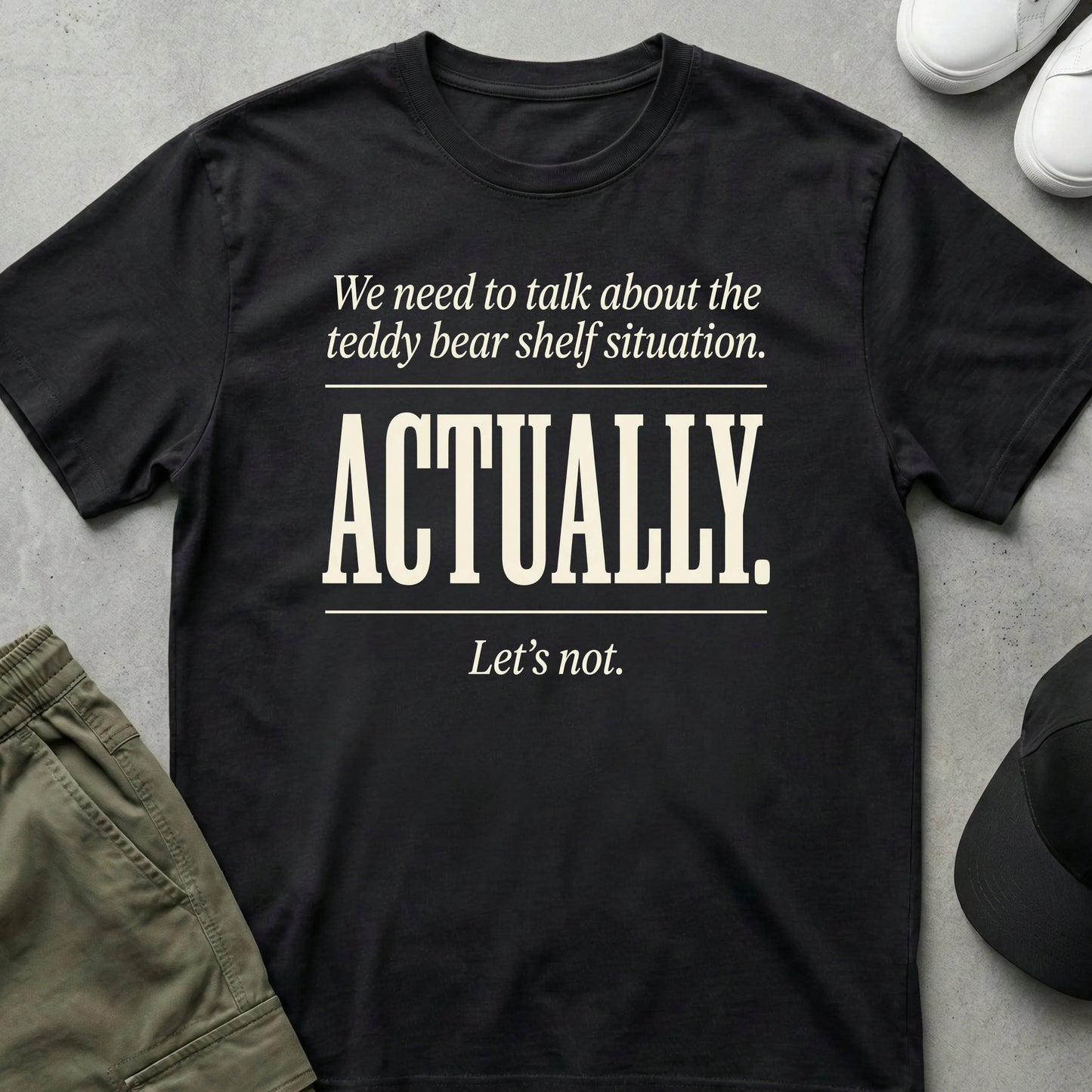 Maybe Not T-Shirt Black