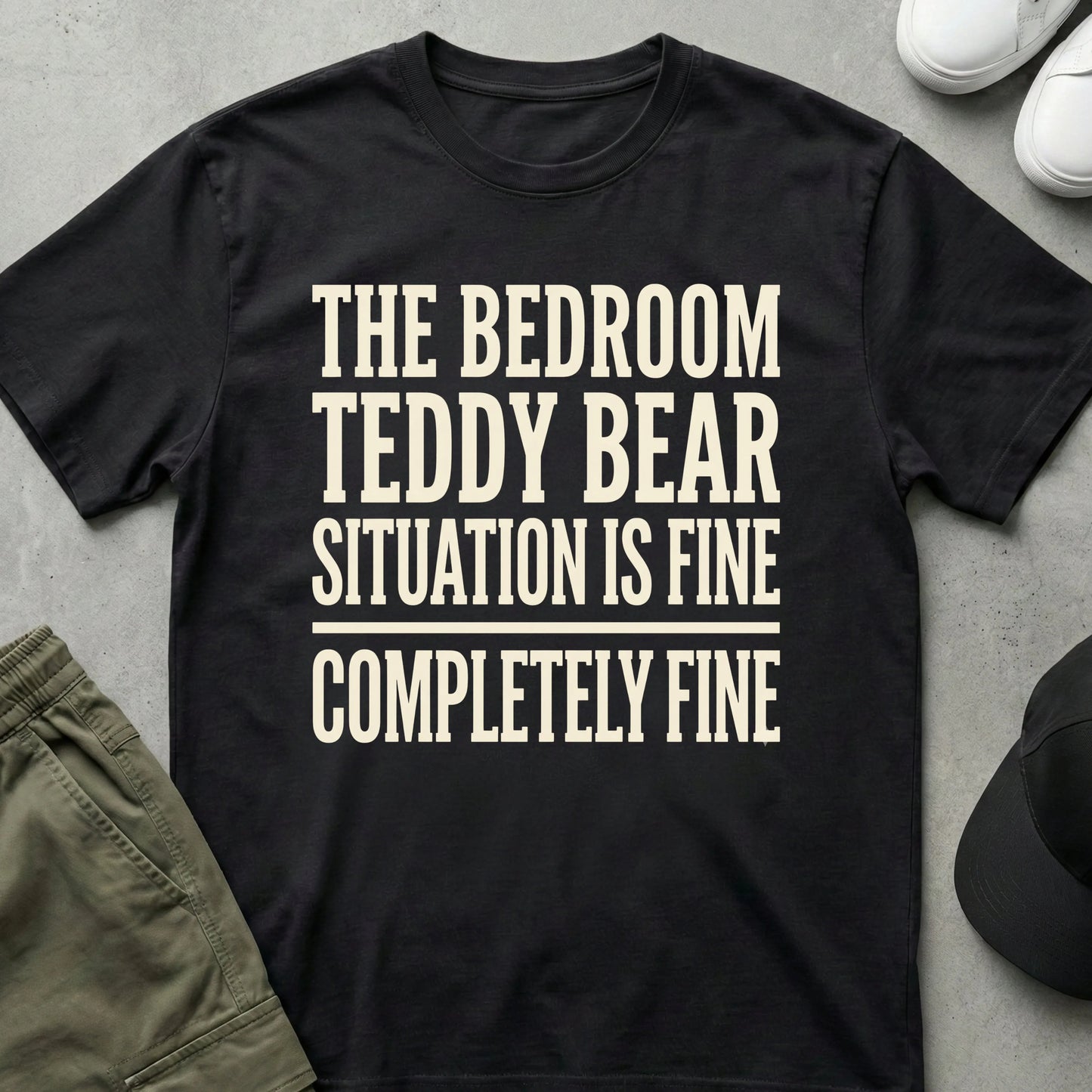 Completely Fine T-Shirt Black