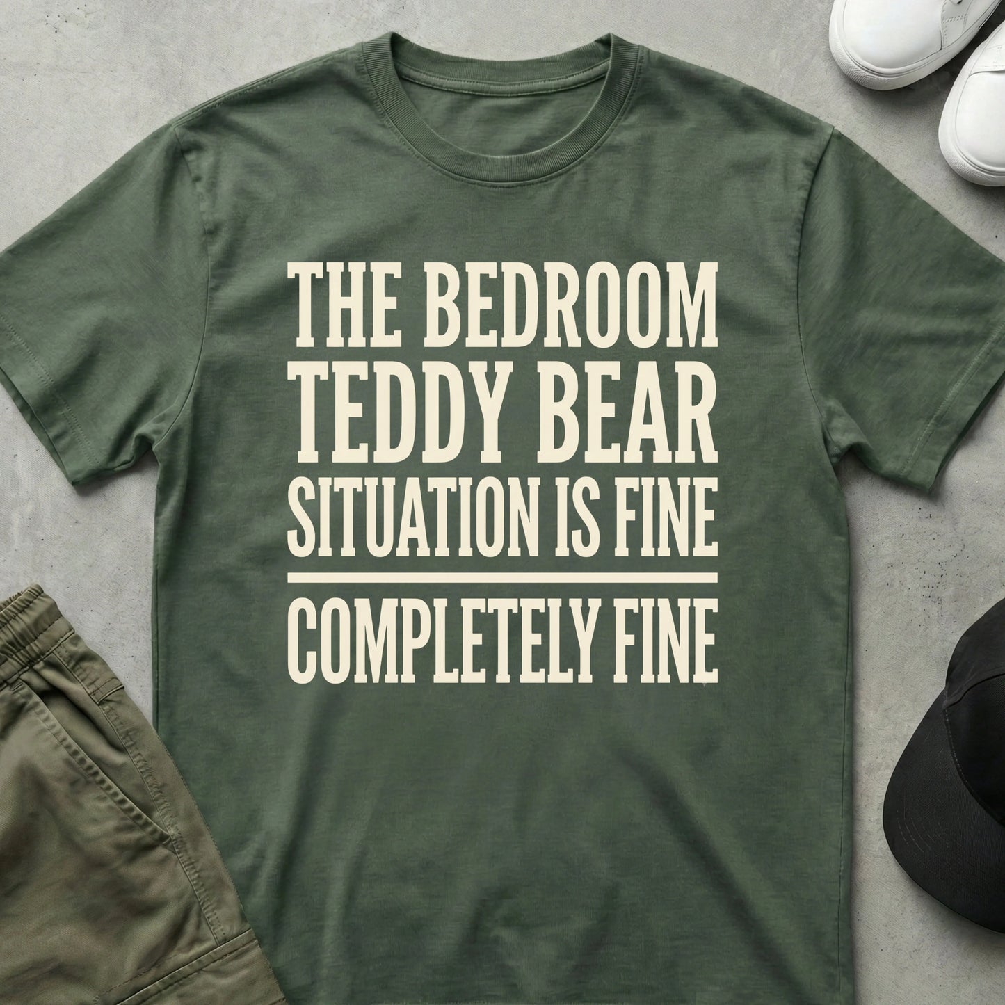 Completely Fine T-Shirt Military Green