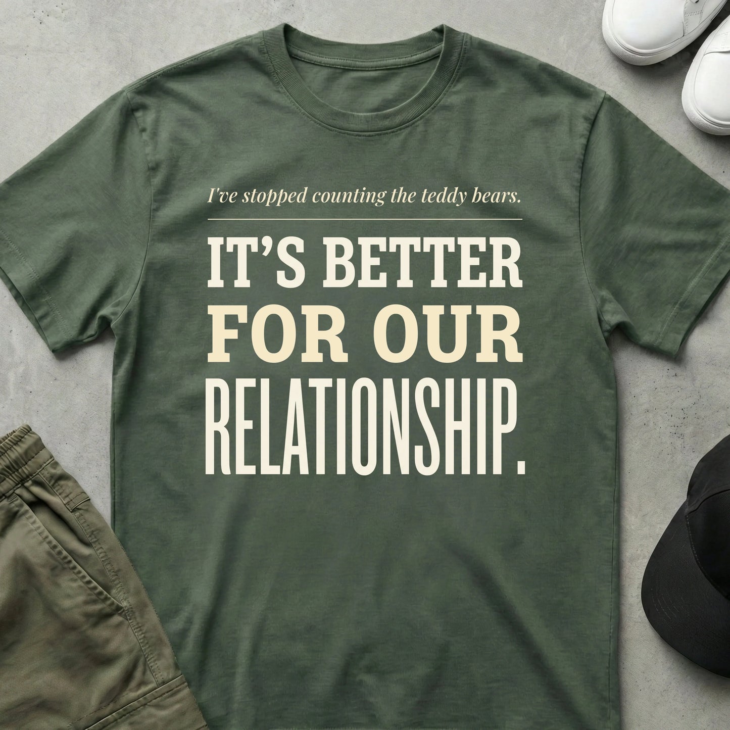 Stopped Counting T-Shirt Military Green